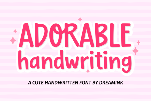 Adorable Handwriting: A Bubbly Typeface for Makers