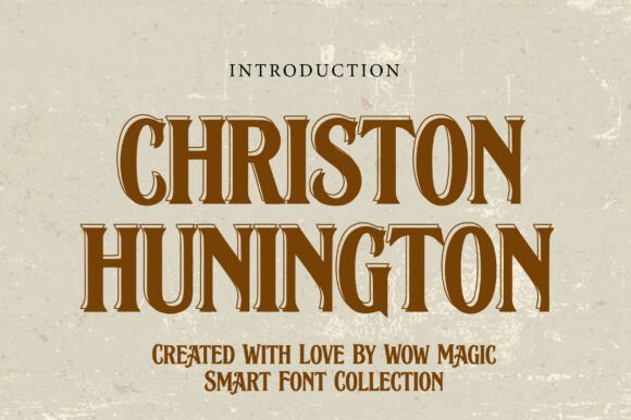 Christon Hunington: A Premium Display Font for Web Design