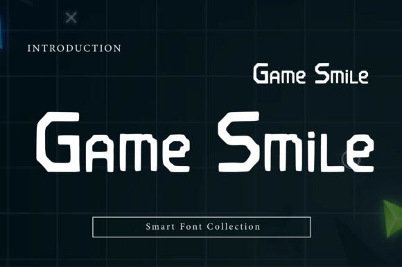 Game Smile: A Futuristic Sans Serif Font for Brands
