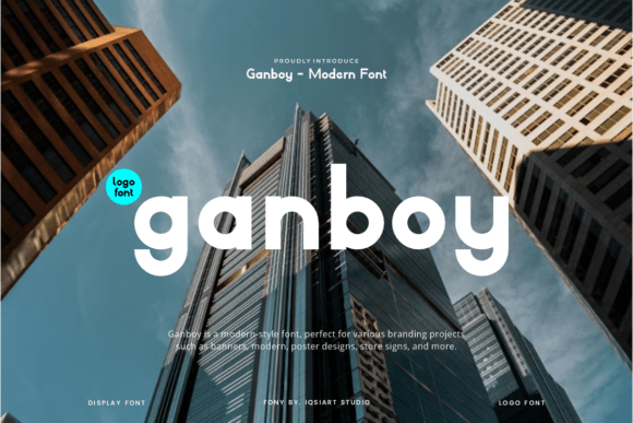 Ganboy: A Bold Display Typeface for Campaigns