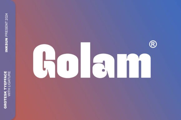 Golam: The Bold Grotesk Display Font for Brand Impact
