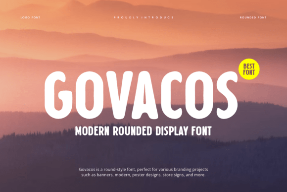 Govacos: A Bold Sans Serif Display Typeface for Editors