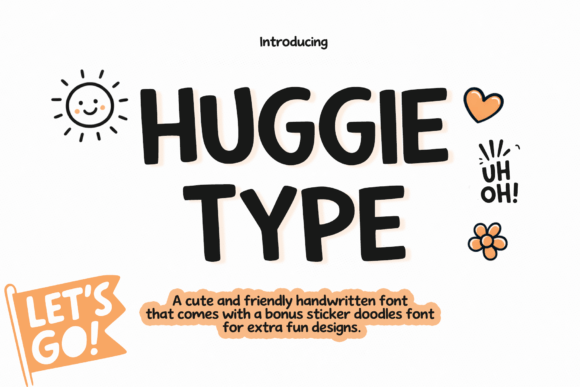 Huggie Type: A Warm Handwritten Font for Brands