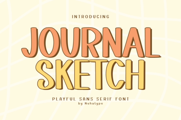 Journal Sketch: A Handwritten Font for Web Design