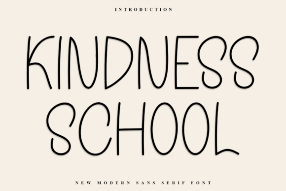 Kindness School: A Warm Creative Font for Makers