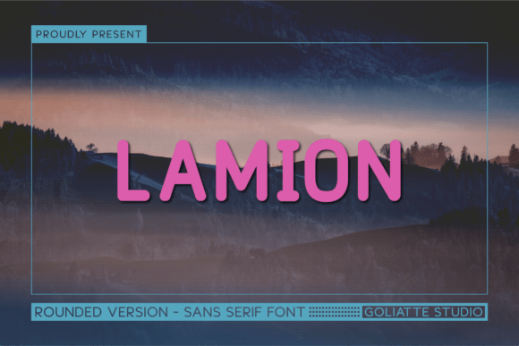 Lamion: A Whimsical Sans Serif Font for Small Business Branding