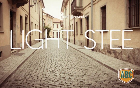 Light Stee: A Modern Sans Serif Font for Branding