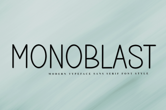 Monoblast: A Premium Sans Serif Font for Modern Brands