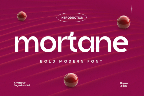 Mortane: A Bold Modern Sans Serif Font for Web Design
