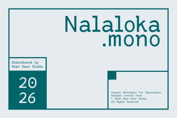 Nalaloka Mono: A Modern Typeface for Your Brand