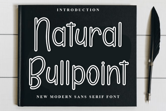 Natural Bullpoint: A Festive Typeface for Holiday Campaigns