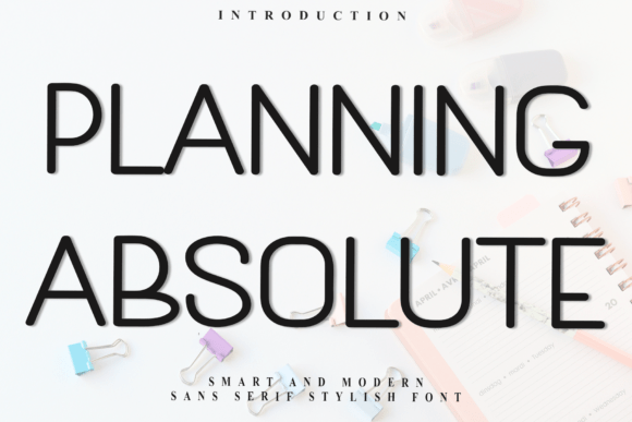 Planning Absolute: A Festive Typeface for Holiday Design