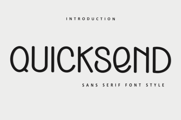 Quicksend: A Festive Typeface for Holiday Branding