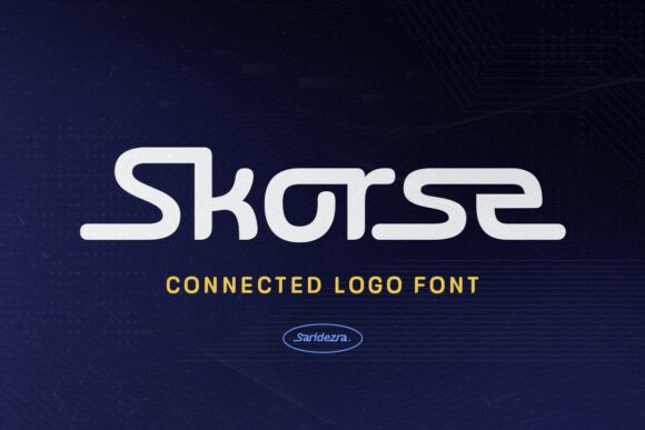 Skorse: A Connected Sans Serif Font for Modern Campaigns