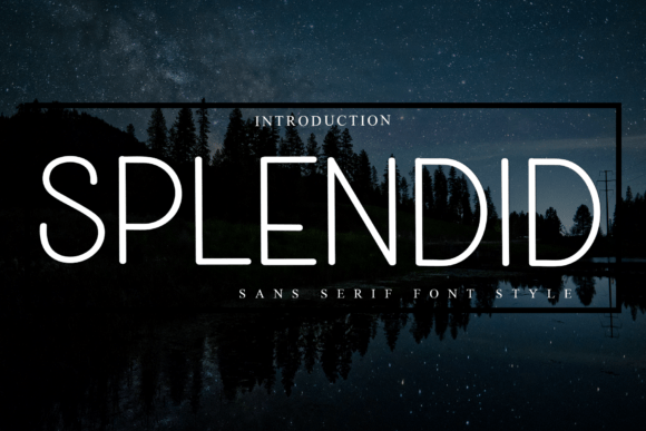 Splendid: A Versatile Font for Crafters and Sellers
