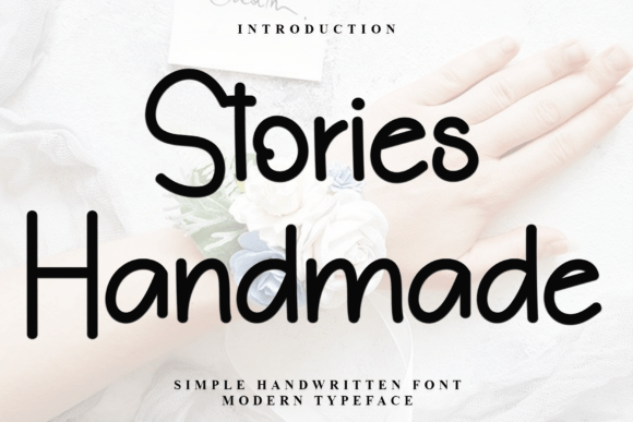 Stories Handmade: A Festive Typeface for Holiday Campaigns