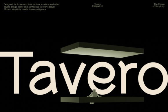 Tavero: The Modern Display Font for Campaigns