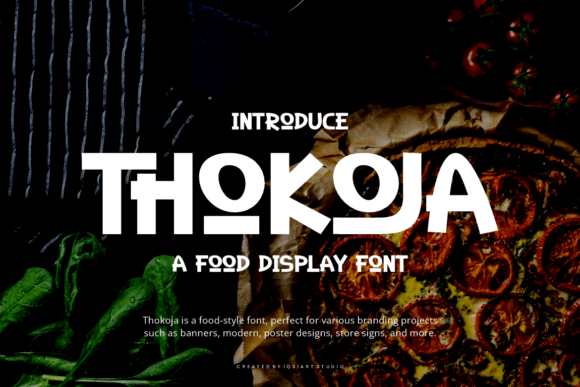Thokoja: A Fun Sans Serif Font for Bold Design Projects