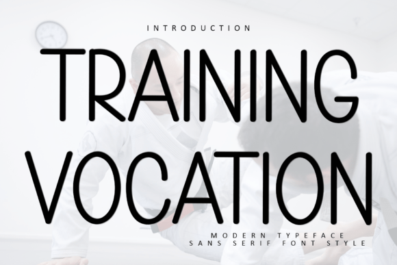 Training Vocation: A Unique Sans Serif Font for Branding