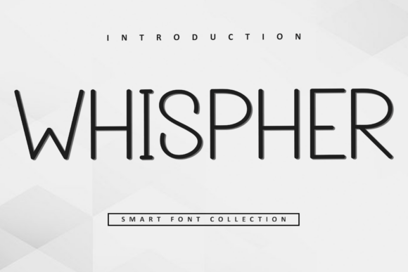 Whispher: A Festive Sans Serif Typeface for Holiday Branding