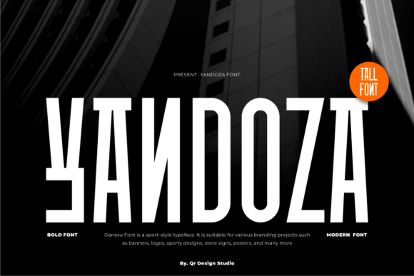 Yandoza: The Bold Display Font for Small Business Branding
